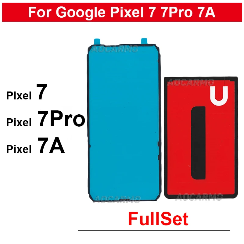 1Pcs Para Google Pixel 7 Pro 7A 7Pro Trasera de la etiqueta Engomada Y la Visualización de la Pantalla LCD Adhesivo Frontal de la Cinta de Pegamento . ' - ' . 0