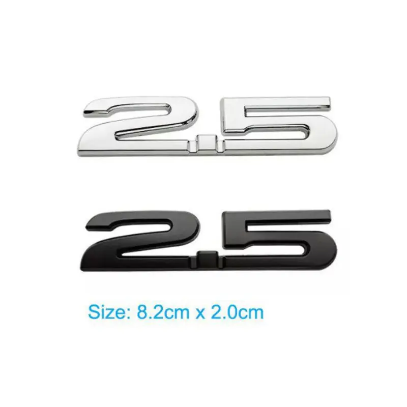 2.0 2.5 digital del coche pegatinas para Mazda cola de la cajuela de modificación de accesorios de desplazamiento número laterales de la carrocería calcomanías decorativas . ' - ' . 1