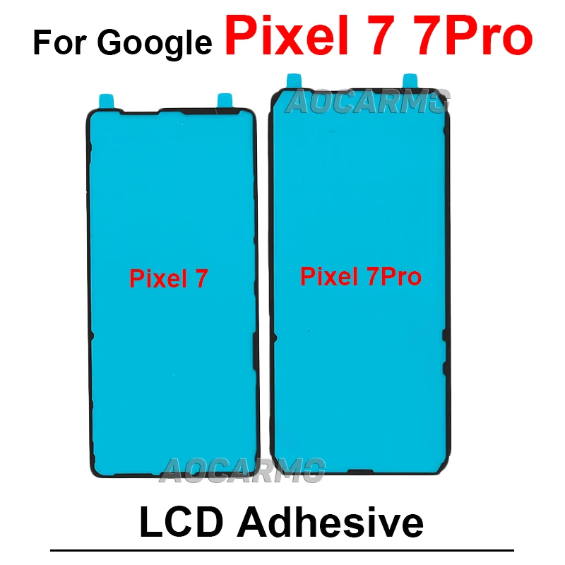 1Pcs Para Google Pixel 7 Pro 7A 7Pro Trasera de la etiqueta Engomada Y la Visualización de la Pantalla LCD Adhesivo Frontal de la Cinta de Pegamento . ' - ' . 1