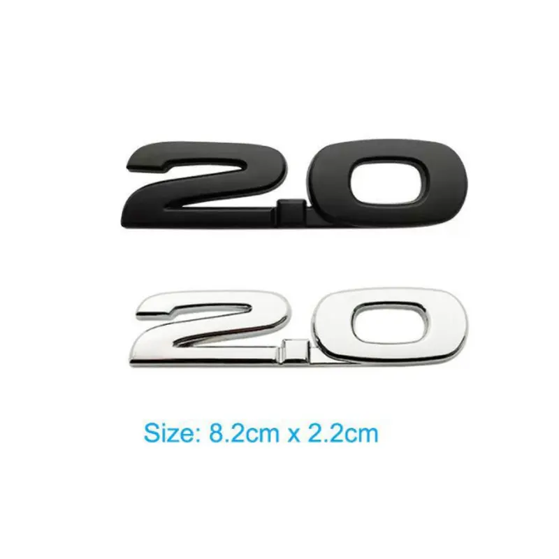 2.0 2.5 digital del coche pegatinas para Mazda cola de la cajuela de modificación de accesorios de desplazamiento número laterales de la carrocería calcomanías decorativas . ' - ' . 2