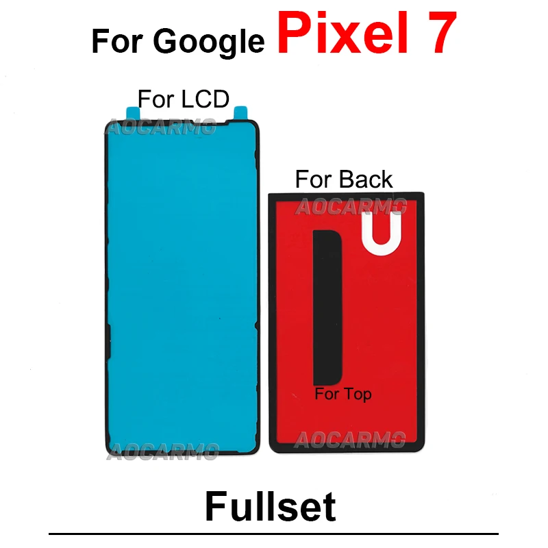 1Pcs Para Google Pixel 7 Pro 7A 7Pro Trasera de la etiqueta Engomada Y la Visualización de la Pantalla LCD Adhesivo Frontal de la Cinta de Pegamento . ' - ' . 2