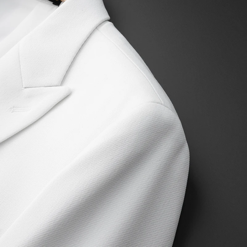 Nueva Llegada de la Moda de Blanco Doble botonadura de Banquetes Vestido de Abrigo de los Hombres de la Boda Vestido de Traje Más Tamaño XL 2XL 3XL 4XL 5XL 6XL 7XL . ' - ' . 3