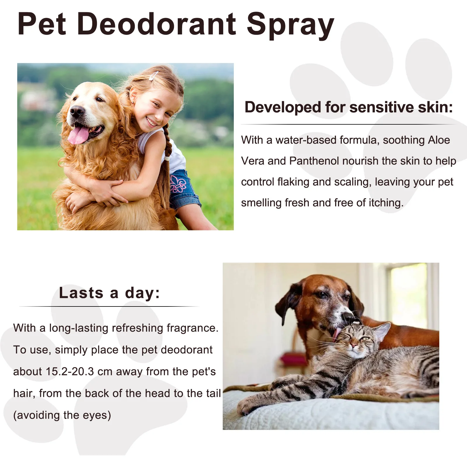 50ml Perro Desodorante Spray de Larga Duración Cachorros de Gatos como los Perros de mal olor Desodorante Perfume Spray Quitar el Olor Freshing Aire . ' - ' . 3