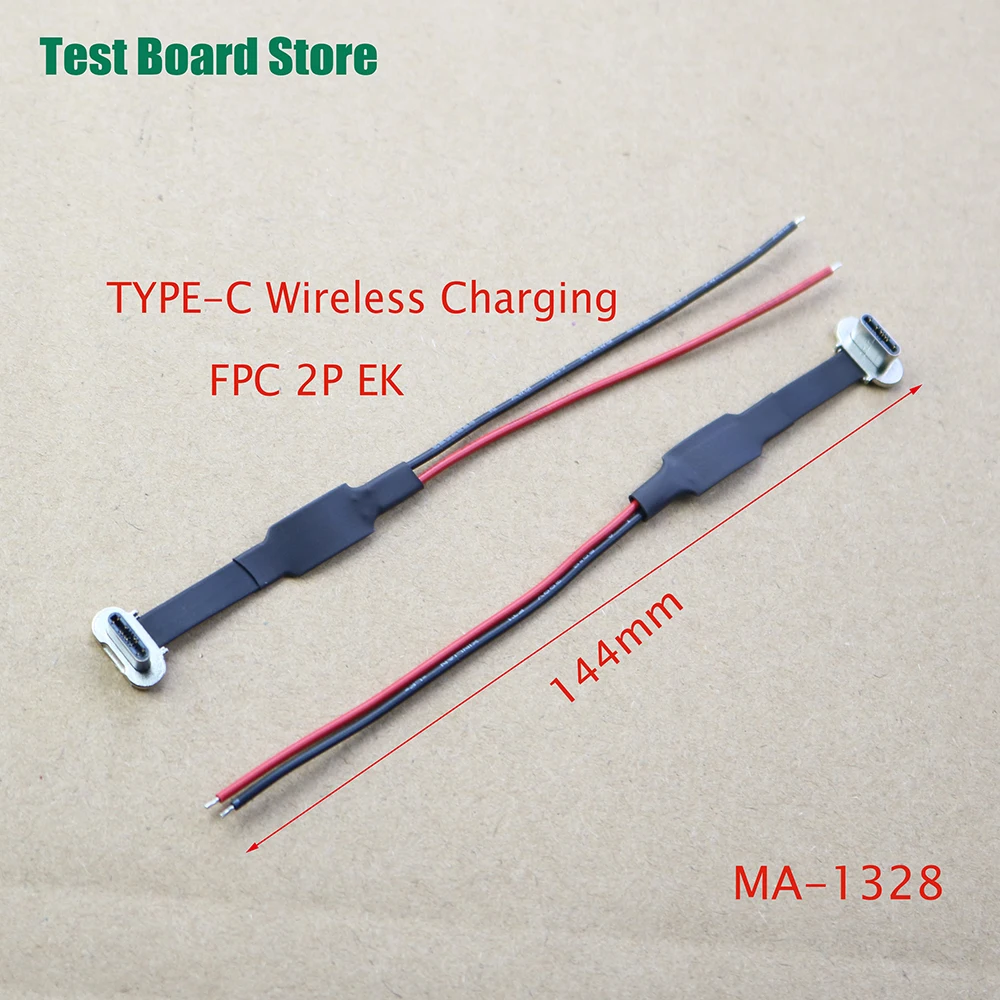 Placa de prueba 1pcs USB Tipo-C de nuevo Clip de Carga Inalámbrica FPC Cable Flexible 2Pin 3 patillas R1 EK Descifrado Además de la Soldadura de Alambre Waterpro . ' - ' . 3