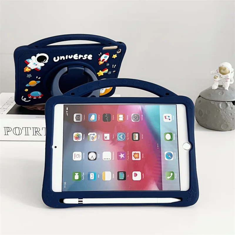 De dibujos animados de los Astronautas a los Niños de Caso Para el iPad Pro 11 2018 2020 2021 Aire 4 5 10.9 pulgadas Cubierta de la Caja del Silicio Soporte de Plástico cubierta de la Tableta . ' - ' . 3