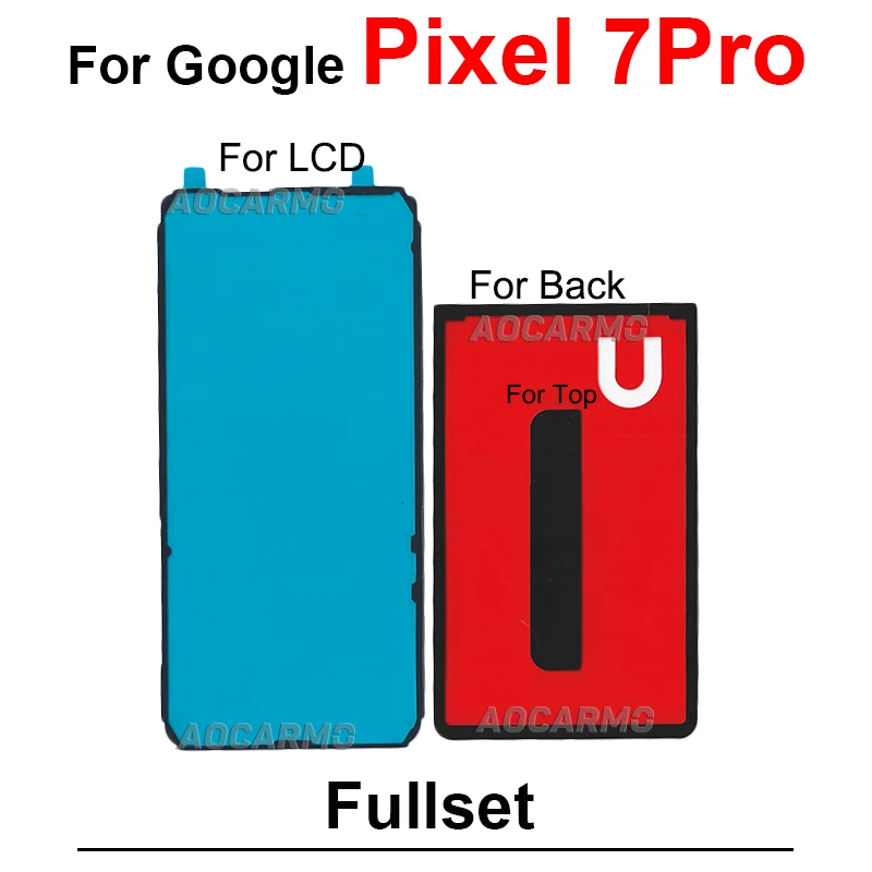 1Pcs Para Google Pixel 7 Pro 7A 7Pro Trasera de la etiqueta Engomada Y la Visualización de la Pantalla LCD Adhesivo Frontal de la Cinta de Pegamento . ' - ' . 3