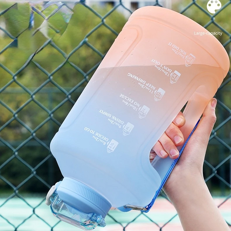 Botella de agua de Cristalería para Niños con Tapa para Beber Chica de la Coctelera Gimnasio Lindo Deporte Vaso Burbuja Vacía Taza de Té de Gran Cubo de Plástico . ' - ' . 4