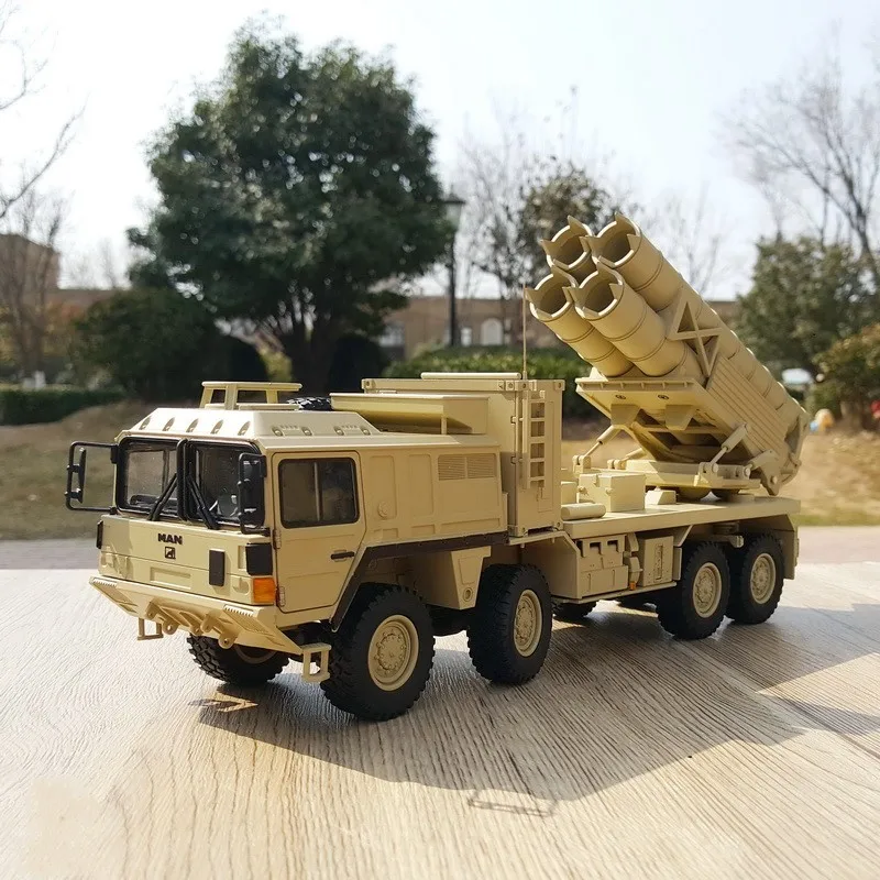 De aleación Modelo de Regalo 1:32 Escala de HOMBRE Off-Road Táctica Militar de Camiones,con Misiles Camión de Transporte de Vehículos DieCast Modelo de Juguete . ' - ' . 4