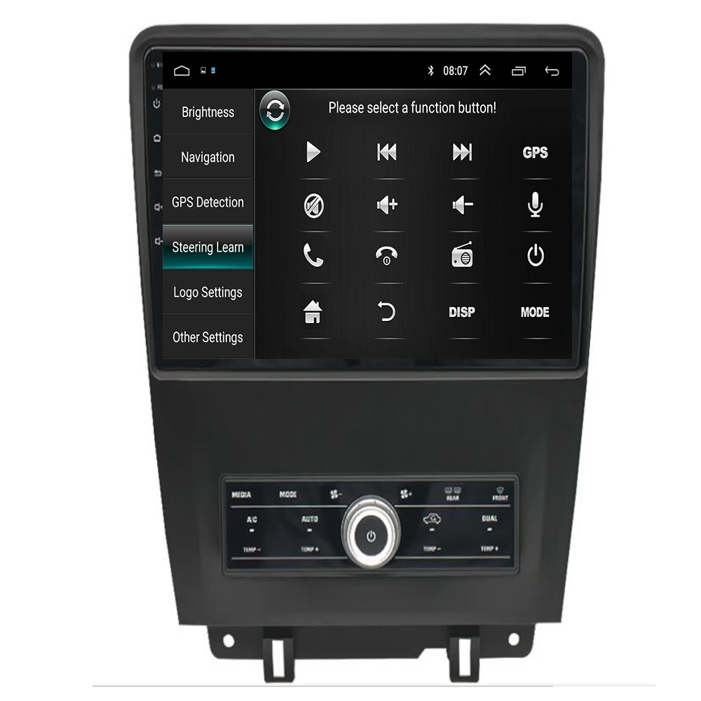 Radio de coche Para Ford Mustang 2010-2014 2Din Android Octa Core Estéreo del Coche DVD GPS de Navegación Reproductor de QLED Pantalla Carplay . ' - ' . 5