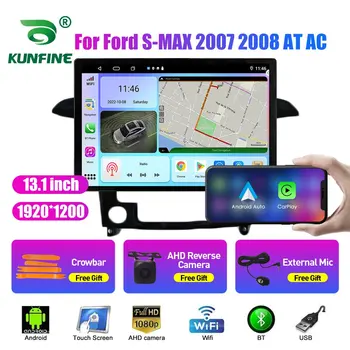 13.1 pulgadas de Radio de Coche Para Ford S-MAX 2007 2008 EN el AC del Coche DVD GPS de Navegación Estéreo Carplay 2 Din Central Multimedia Android Auto
