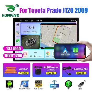 13.1 pulgadas de Radio de Coche Para Toyota Prado J120 2009 Coche DVD GPS de Navegación Estéreo Carplay 2 Din Central Multimedia Android Auto