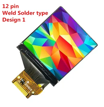240240 HD IPS de la pantalla LCD panel de la pantalla de 1.3 pulgadas TFT 12P 20pin 24pin de Soldadura de la Soldadura del Zócalo conector de 4 cables SPI