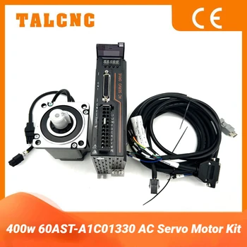 400w 60AST-A1C01330 1.27 Nm 220V Motor Servo Kit Magnético 17bit Encoder Absoluto + T3D 15A Controlador Para CNC Grabador