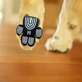4pcs/set Impermeable Perro Mascota Zapatos de Invierno para Perros Zapatos Anti-slip de Lluvia Botas de Nieve de Calzado Pequeños Gatos Perros Calcetines Botines de Suministro
