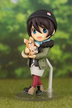 7cm original Japonesa de anime figura Yuru Campamento de Saitou Ena Q versión de la figura de acción coleccionable modelo de juguetes para los niños