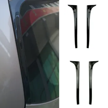 ABS de Plástico Posterior del Coche de la Ventana Lateral del Alerón del Ala Labio Cubierta de la etiqueta Engomada de la Decoración Accesorios aptos Para VW Golf 7 MK7 R GTD 2014-2018