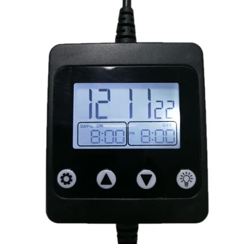 Acuario de Luz LED Controlador Dimmer Modulador con Pantalla LCD para el Tanque de Peces Inteligente de Sincronización de Regulación Sistema de Sunrise&Sunset
