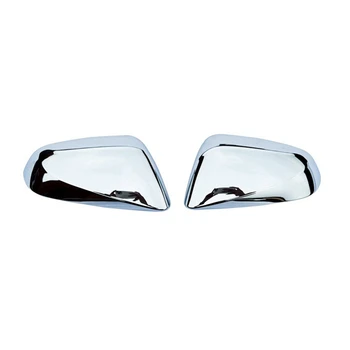 Coche de Cromo de Plata Retrovisor del Lado del Espejo de Cristal Cubierta de la Moldura Trasera Espejo Cubre Shell para el Lexus RX RX350 2023+