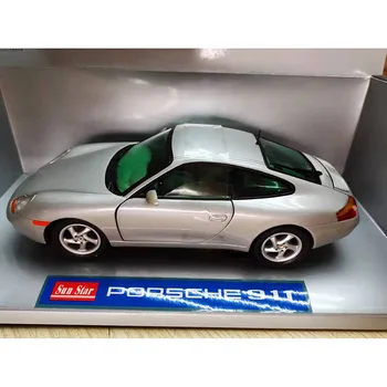 Diecast 1:18 Escala 911 GT3 Modelo de Coche de la Aleación de la Fundición & Vehículos de Juguete Adulto Fans de la Colección de la Pantalla de Recuerdos de Colección