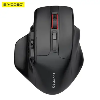 E-YOOSO X-31 DE USB 2.4 G Wireless Gaming Mouse Grandes para Manos Grandes PAW3212 4800 DPI 5 botones por jugador Ratones de ordenador portátil PC
