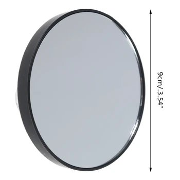 Espejo de aumento 10X de la Copa de Succión de Maquillaje Compacto Espejo Cosmético de Afeitar de Viaje