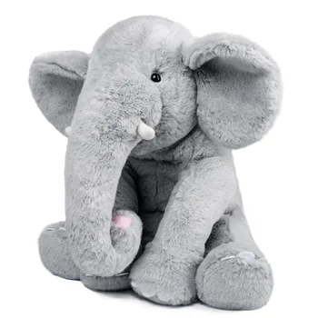 Esponjoso Elefante de Peluche con Orejas Grandes y la Nariz Suave Adorable Juguete de la Felpa