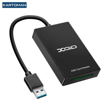 KARTOMAN USB 3.0 lector de tarjetas de Memoria XQD de Transferencia de Sony M/G Series para Windows/Mac OS ordenador