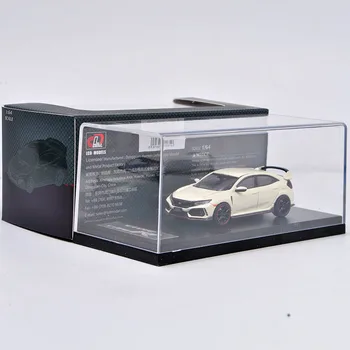 LCD Fundido a troquel de la Aleación de 1:64 Honda Civic Type R FK8 2017 Coche Adulto Modelo Clásico de la Colección de la Exhibición Estática de Recuerdos de Juguete de Niño
