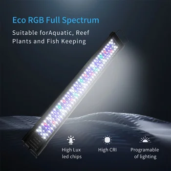 LED de Luces de Acuario Impermeable Tanque de Peces de Luz 30/45 CM Submarina Lámpara Acuarios Iluminación de Decoración de Peces de agua Dulce del Tanque
