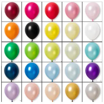 Los Globos de látex Decoración Inflable Colorido Balón de Juguetes de Niños Globos 10/30/50pcs 10pulgadas Brillante Perla de la Boda de la Fiesta de Cumpleaños