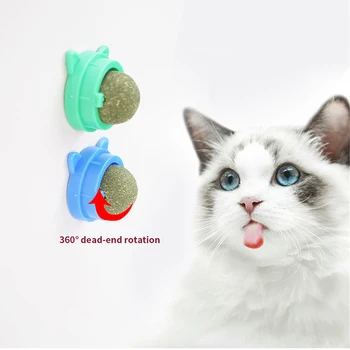 Los Juguetes Del Gato Catnip Bola Giratoria Caja Fuerte De Menta De Los Gatos De La Limpieza De Los Dientes Divertido Interactivo Gatito Mascotas Productos Para El Hogar Productos Para Mascotas
