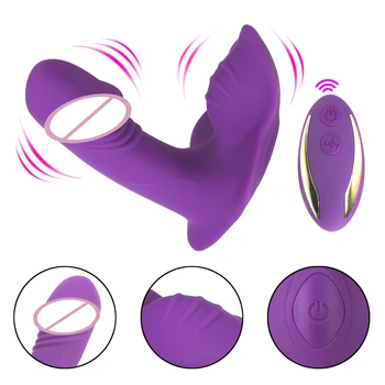 Los Juguetes Sexuales Para Mujeres Adultos 9 Modos De Mariposa Vibrador Masajeador De Próstata Vagina Estimulador De Clítoris Consolador Anal Butt Plug