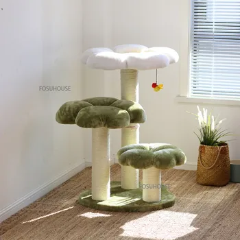 Moderno Árbol de Gato para el Hogar Grandes Mascotas Muebles de Flores de Gato de Escalada Marco Creativo de Diseño de Juguetes para Mascotas de Escalada Marco de Gato Nido