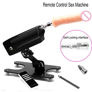 Nueva Máquina De Sexo Femenino De La Masturbación De Bombeo De Armas De Control Remoto Vibrador Automático Sexo Robot Juguetes Para Las Mujeres