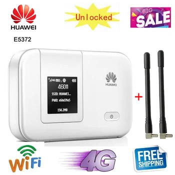 Original de desbloqueo HUAWEI E5372 E5372s-32 4G 150 mbps MiFi LTE Cat 4 Pocket Mobile WiFi punto de acceso Inalámbrico y Router desbloqueado Original