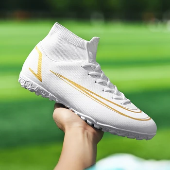 Original de los Hombres Zapatos de Fútbol AG/TF Botas de Fútbol Transpirable de las Mujeres Botas de Fútbol de Entrenamiento de Atletismo Listón de Zapatos de la Zapatilla de deporte de Fútbol