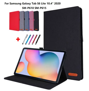 Para Samsung Galaxy Tab S6 Lite Caso Folio Stand Protectora de la Tableta de la Cubierta para Samsung Galaxy Tab S6 Lite 10.4 2020 SM-P610 SM-P615