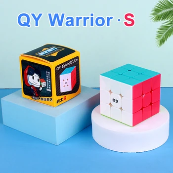 QiYi Guerrero S Cubo Mágico 3x3x3 Magic Speed Cube Pegatinas Profesional de Rompecabezas de Juguetear Guerrero W Jelly Niños Regalos