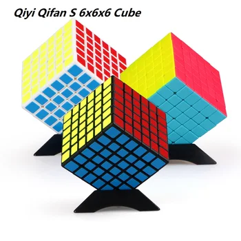 QiYi Qifan S 6x6x6 Cubo Mágico Profesional QiFan 6x6 QiYi 6 Capas Cubo Mágico Puzzle Juguetes Educativos para Niños Regalo