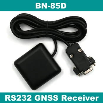 RS-232, RS-232 nivel de conector hembra DB9 receptor GNSS de Doble receptor GPS/GLONASS,GPS módulo, 35*35 de la antena, BN-85D