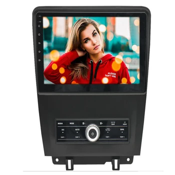 Radio de coche Para Ford Mustang 2010-2014 2Din Android Octa Core Estéreo del Coche DVD GPS de Navegación Reproductor de QLED Pantalla Carplay
