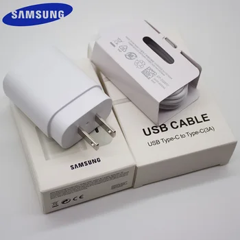 Samsung Galaxy Usb Tipo C Ep 25W NOS Cargador Rápido Cable de Carga Para S22 S23 S21 S21+ S20 FE Nota 20 Ultra 10 10+ A53 A73 A33 A52