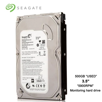 Seagate Vídeo3.5 HDD 500GB PC de Escritorio Mecánico Interno de disco Duro SATA de 3 gb/s HDD de 500 GB 5900 RPM 16MB de Buffer
