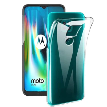 Suave TPU funda para Motorola Moto G9 G 9 Jugar Caso nuevo Teléfono de Silicona Bolsa de Jalea Transparente Ultra Slim Básico de la Piel Transparente