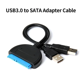 USB3.0 a SATA Cable del Adaptador de Disco Duro Adaptador de Cable Convertidor de SATA de 2,5 pulgadas Mecánico de Disco Duro, Unidad de Estado Sólido