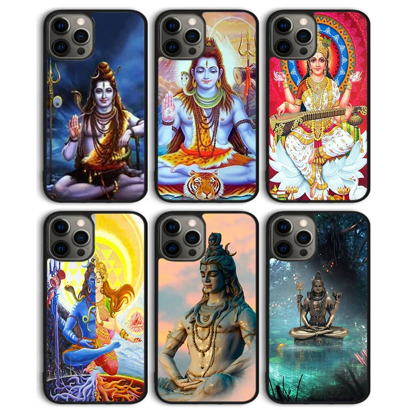Señor Shiva, Dios Hindú del Buda de la India Teléfono de la funda para el iPhone 15 SE2020 14 13 11 12 Max Pro mini XR XS 8 Más 7 6 Shell de Coque . ' - ' . 0