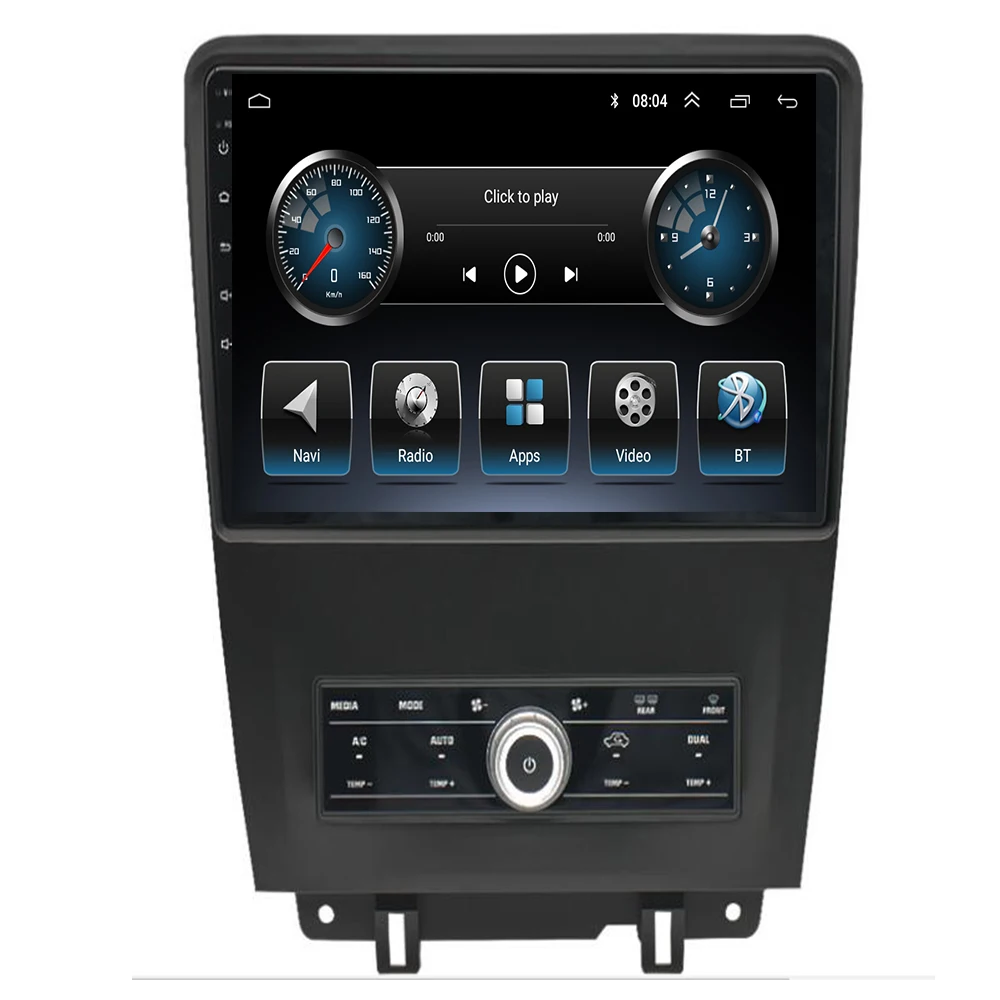 Radio de coche Para Ford Mustang 2010-2014 2Din Android Octa Core Estéreo del Coche DVD GPS de Navegación Reproductor de QLED Pantalla Carplay . ' - ' . 1