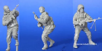 1:35 de la escala moderna soldados rusos combatiendo 3 Gente de guerra de Chechenia miniaturas de Resina Modelo de Kit de la figura de Envío Gratis