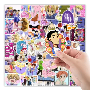 10/50Pcs Anime Ouran High School Host Club de la etiqueta Engomada de Japón Clásico Anime Impermeable Calcomanías Patineta etiqueta Engomada de la computadora Portátil de la Maleta