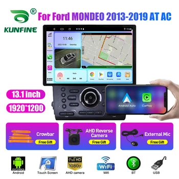 13.1 pulgadas de Radio de Coche Para Ford MONDEO 2013-2019 EN el AC del Coche DVD GPS de Navegación Estéreo Carplay 2 Din Central Multimedia Android Auto